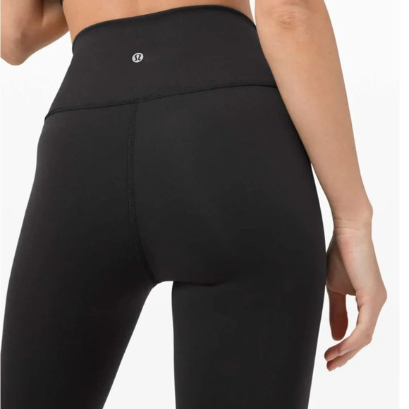 Lululemon Wunder Train High-Rise Crop 21"  Black Size 4 - Picture 3 of 13
